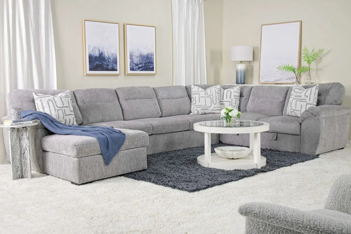 WANDA0052:Wanda Full Pullout Dual Chaise, Styled