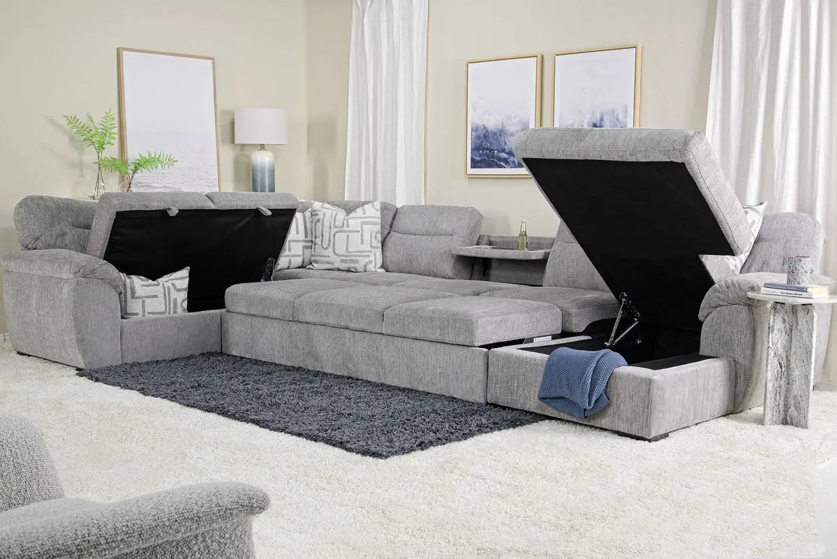 WANDA0053:Wanda Full Pullout Dual Chaise, StyledOpen