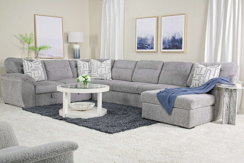 WANDA0051:Wanda Full Pullout Dual Chaise, Styled