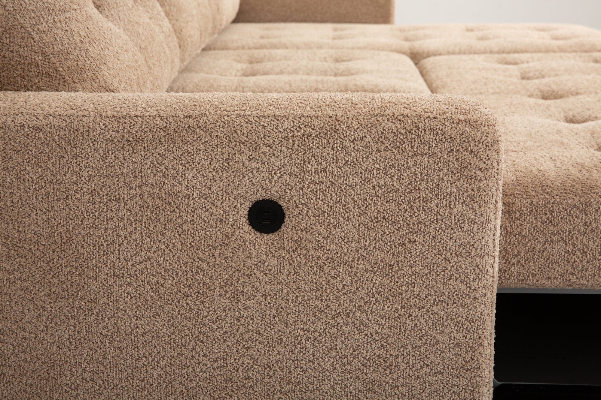 WARREN002:Warren Full Pullout Sofa Chaise, 
