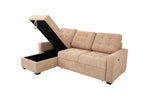 WARREN001:Warren Full Pullout Sofa Chaise, Open