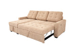 WARREN001:Warren Full Pullout Sofa Chaise, Angled
