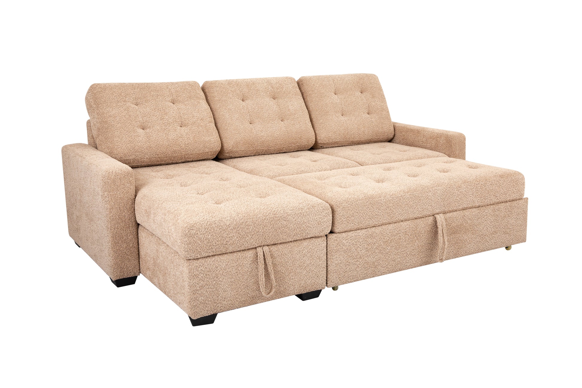 WARREN001:Warren Full Pullout Sofa Chaise, Angled