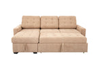 WARREN001:Warren Full Pullout Sofa Chaise, Front