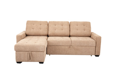 WARREN001:Warren Full Pullout Sofa Chaise, Front