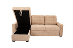 WARREN001:Warren Full Pullout Sofa Chaise, Open