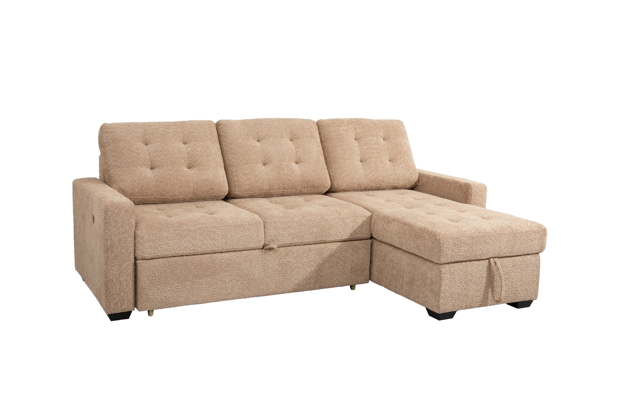 WARREN002:Warren Full Pullout Sofa Chaise, Angled