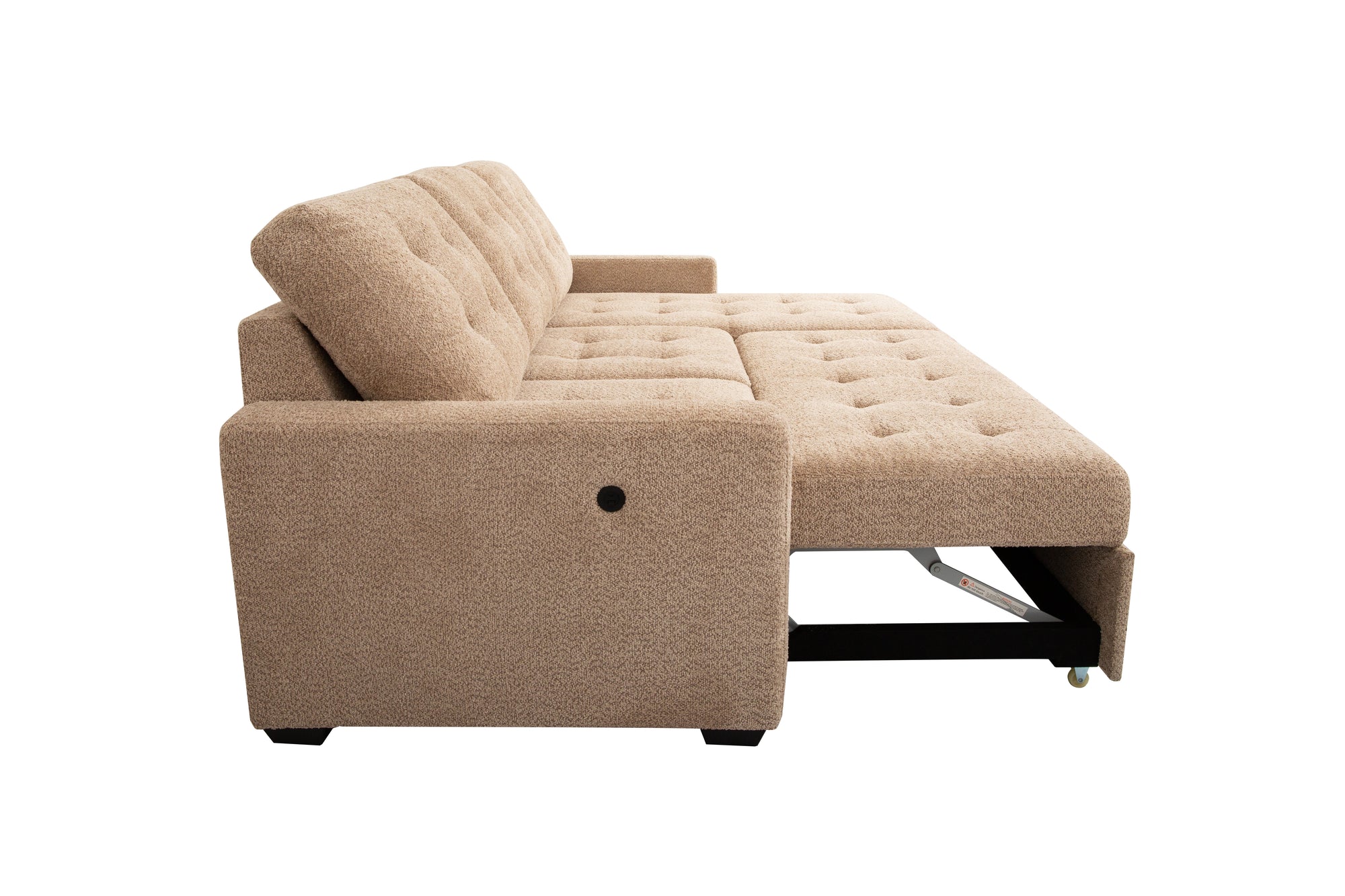 WARREN002:Warren Full Pullout Sofa Chaise, Side