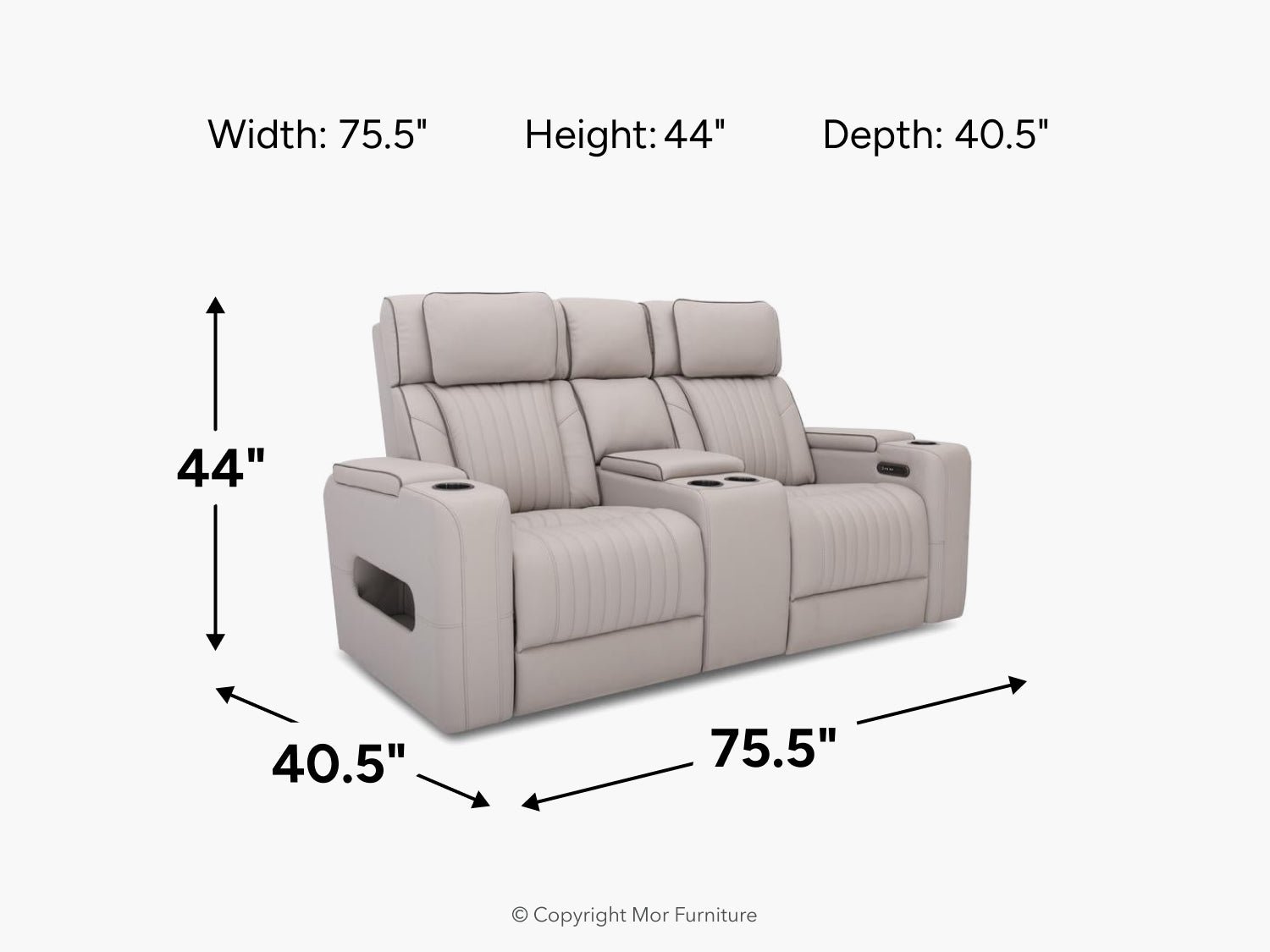 579392476:Watton 2 Power Console Loveseat, 