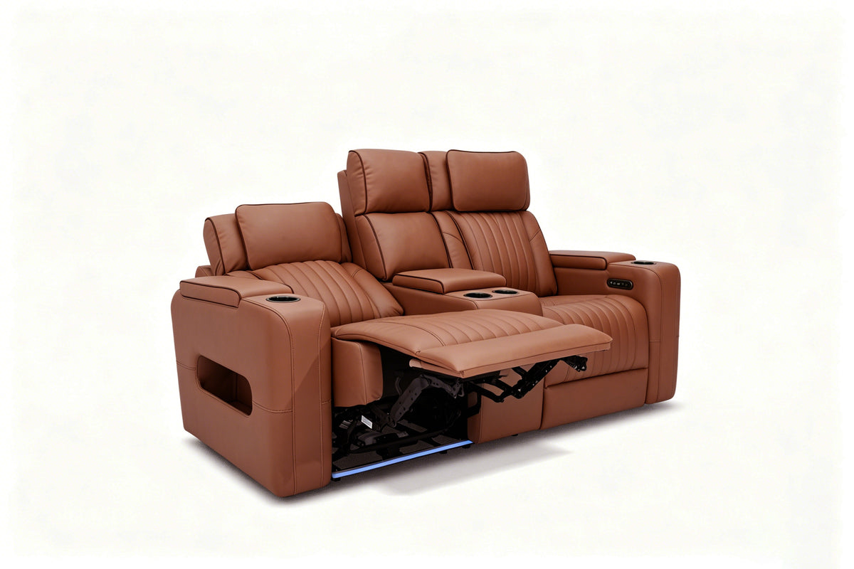 879824405:Watton 2 Power Console Loveseat,  ReclinedAngled