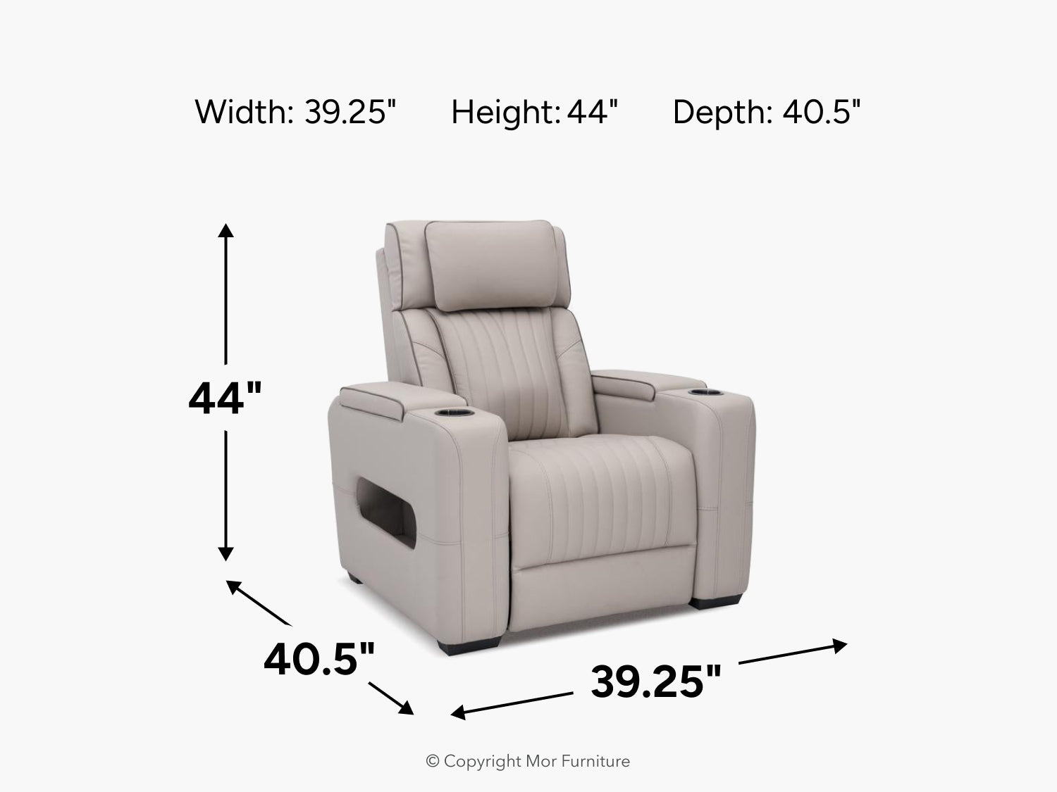 017792514:Watton 2 Power Recliner, 