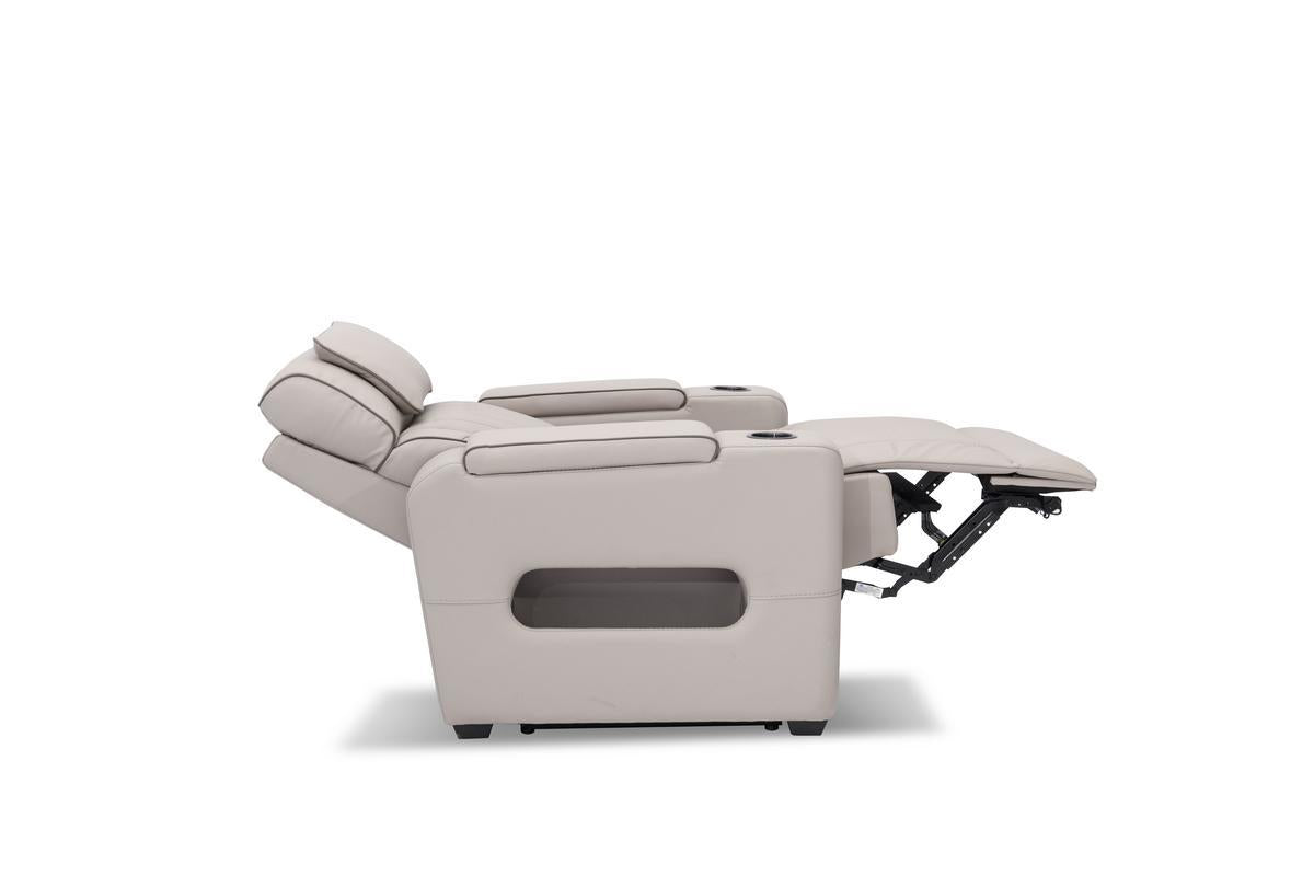 WATTON011:Watton 2 Power Theater Sofa & Recliner, Side Reclined