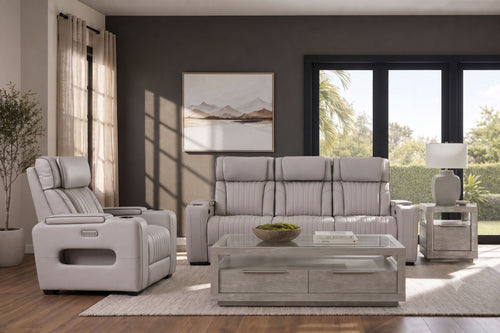 WATTON010:Watton 2 Power Theater Sofa & Recliner, Styled