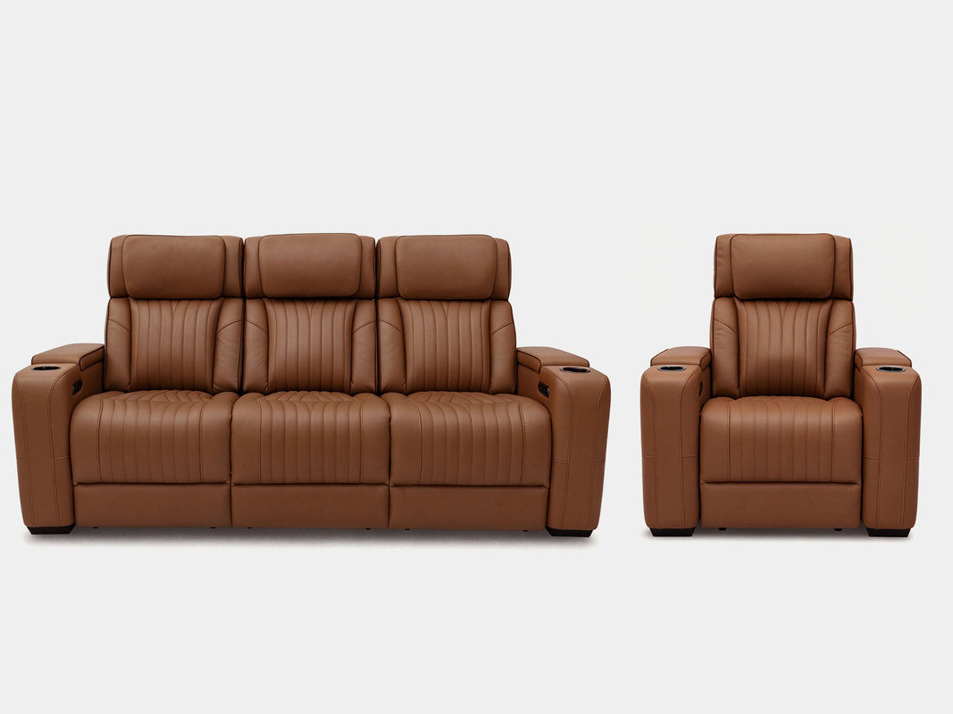 WATTON010:Watton 2 Power Theater Sofa & Recliner, 