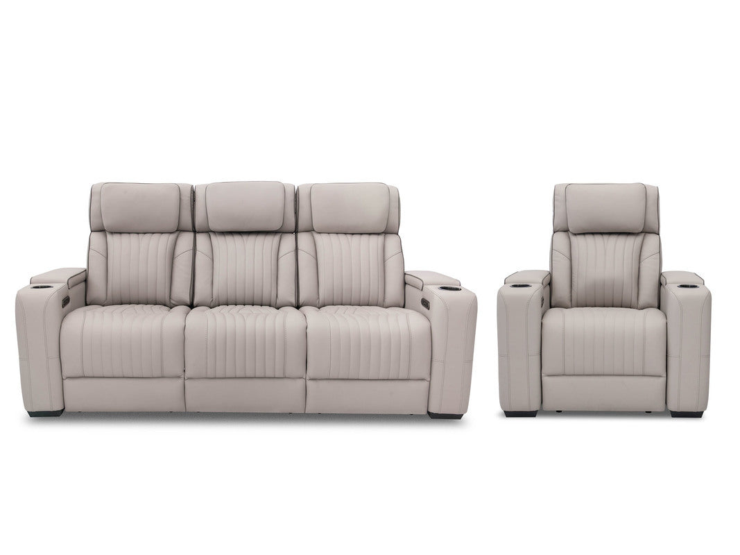 WATTON011:Watton 2 Power Theater Sofa & Recliner, 