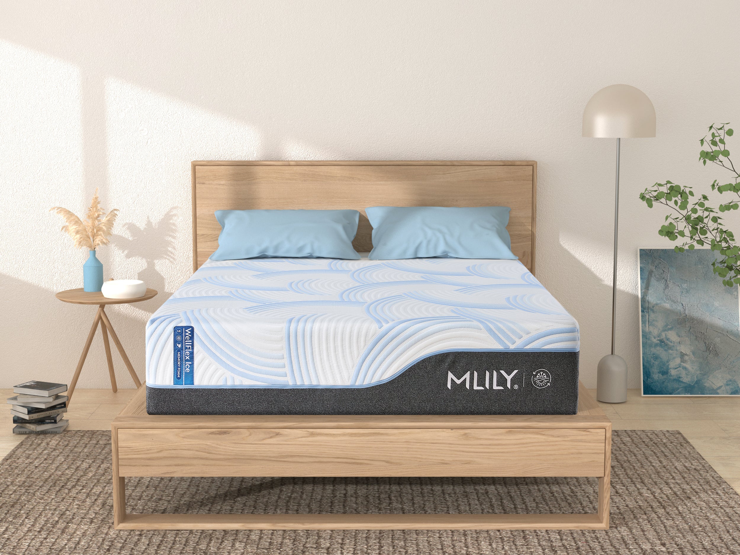 565452139:Wellflex Ice 1 Firm Mattress Styled