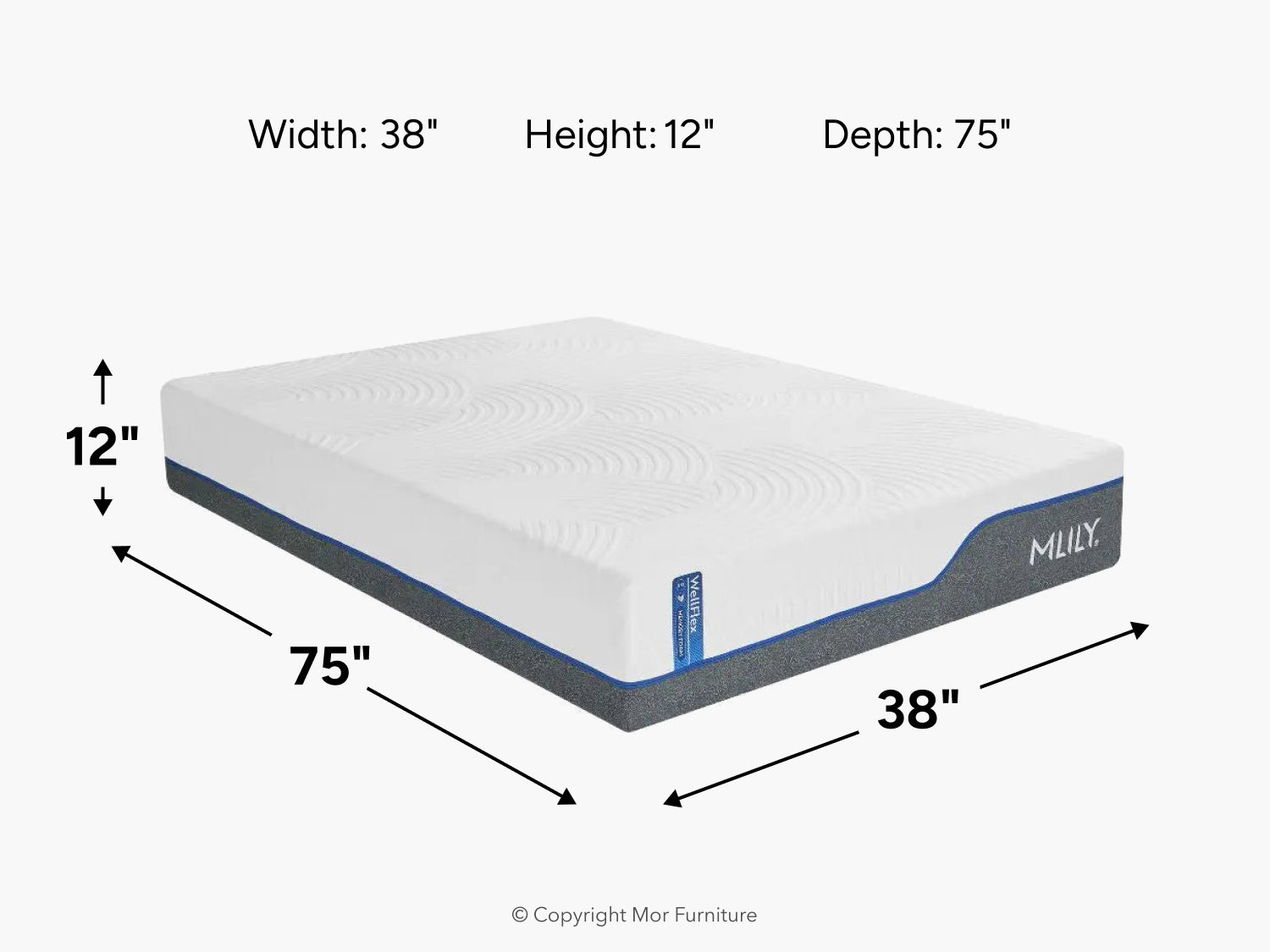 271484555:Wellflex 1 Biobreeze Firm Mattress, 