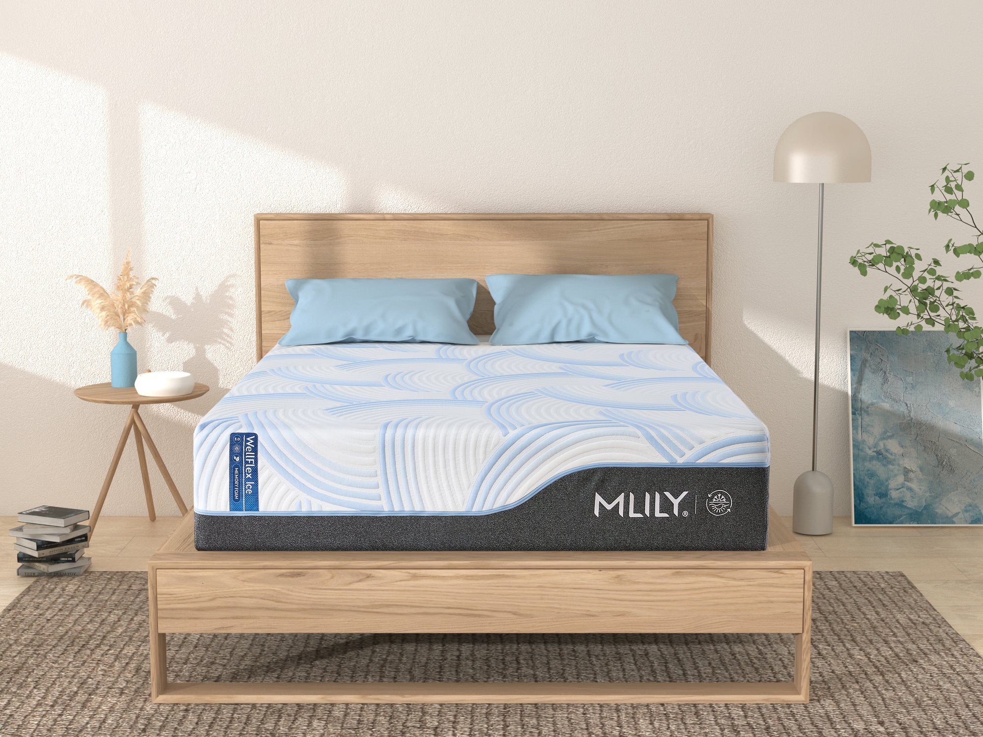 340907280:Wellflex Ice 3.0 Plush Mattress Styled
