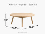460215959:Wesley Outdoor Coffee Table, 