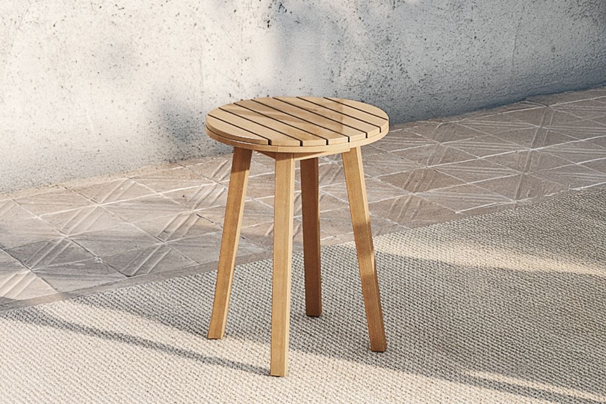 643548333:Wesley Outdoor Cocktail Table, Styled