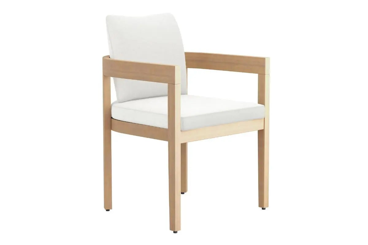WESLEY000:Wesley Outdoor Dining Table & , Angle