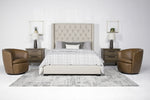451914058:Westerly Upholstered Bed, Styled