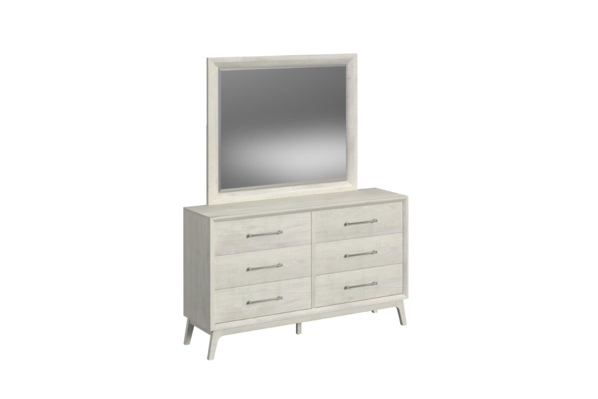 WESTLAN07:Westland Upholstered Panel Bed, AngledAngle