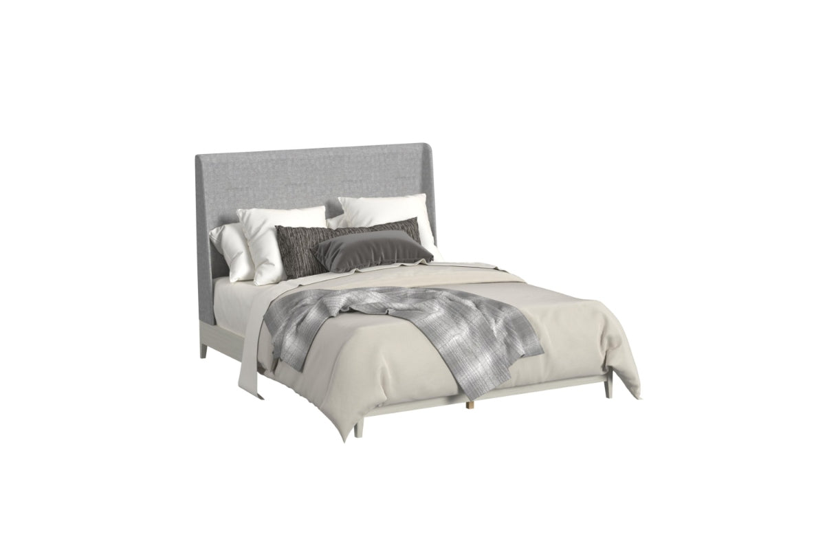 WESTLAN02:Westland Upholstered Panel Bed, AngledAngle