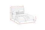 WESTLAN03:Westland Upholstered Panel Bed, 