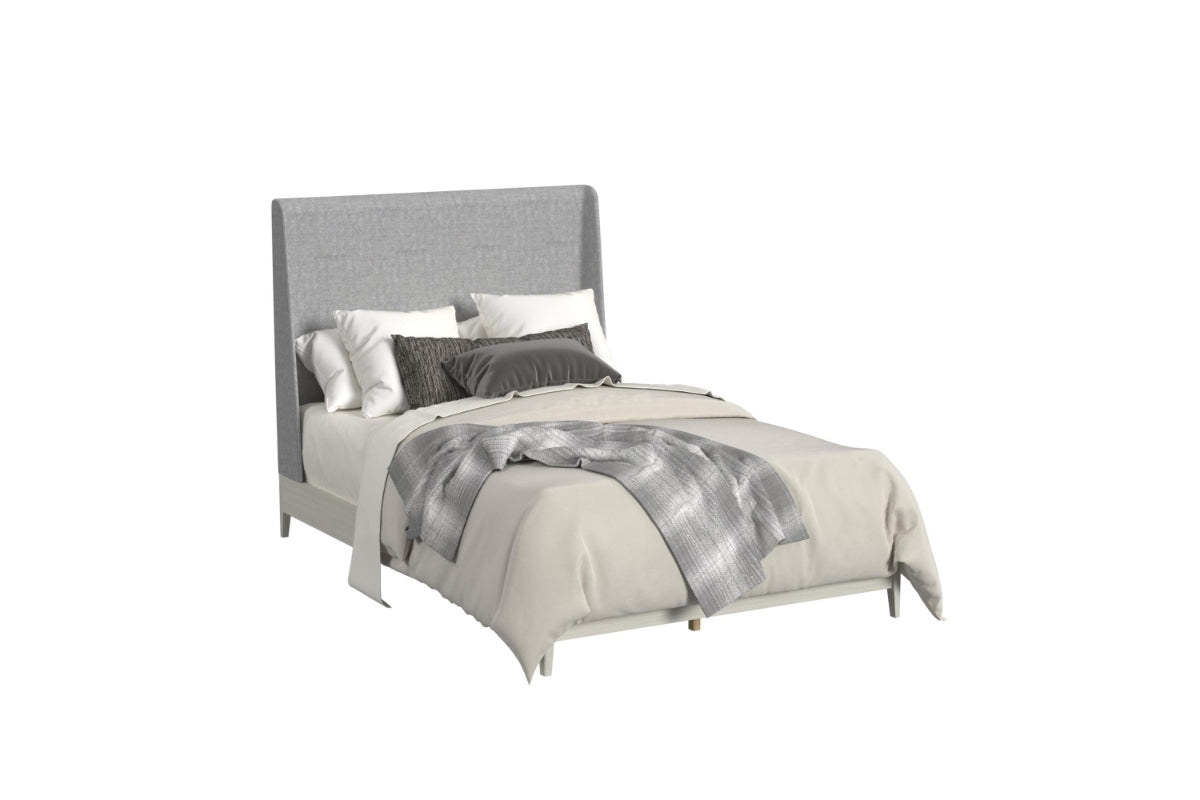 WESTLAN01:Westland Upholstered Panel Bed, AngledAngle