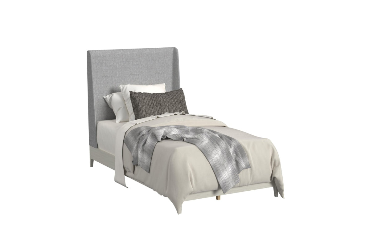 WESTLAN06:Westland Upholstered Panel Bed, AngledAngle