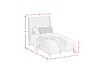 WESTLAN07:Westland Upholstered Panel Bed, 