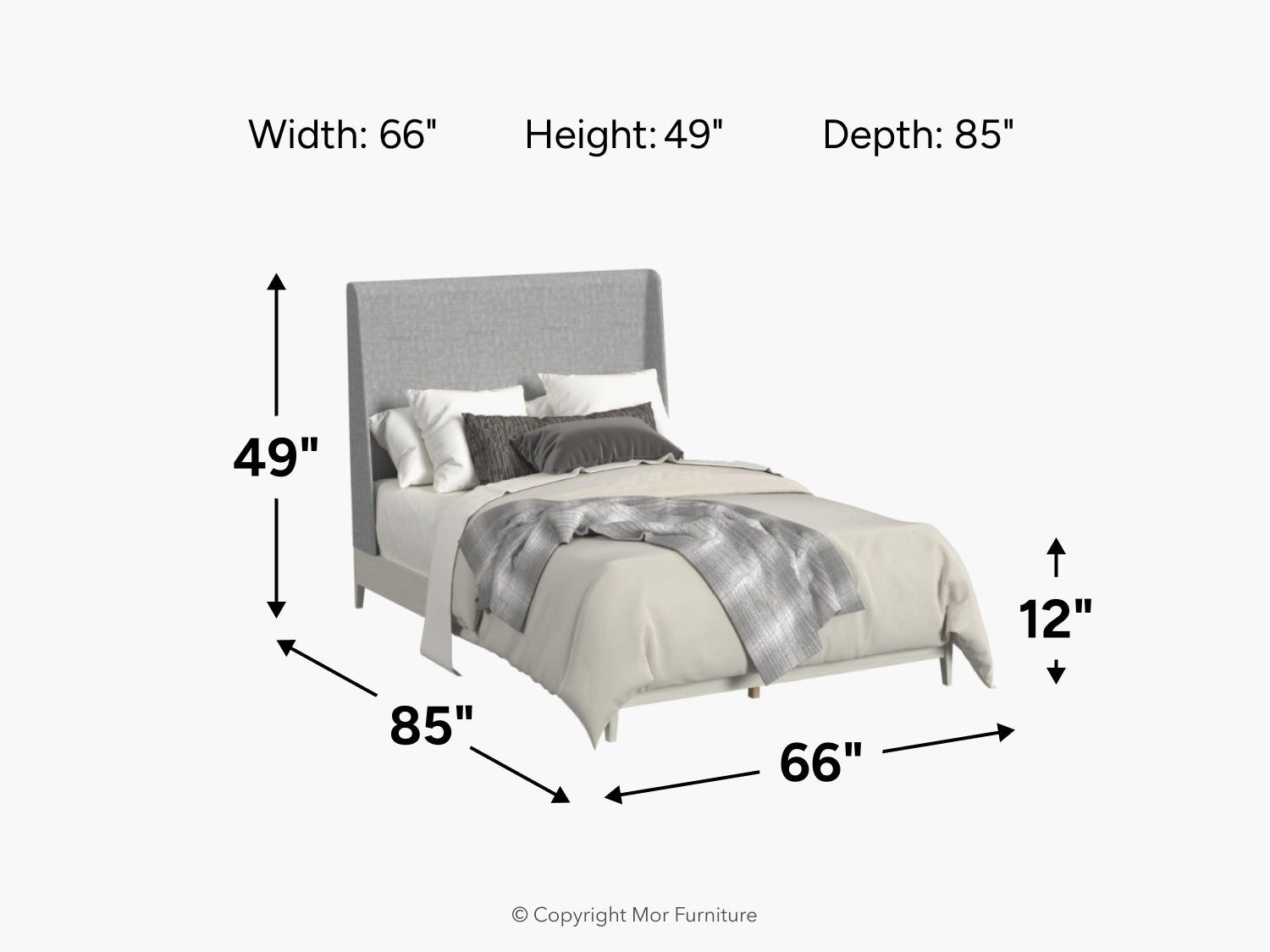 WESTLAN00:Westland Upholstered Panel Bed, 