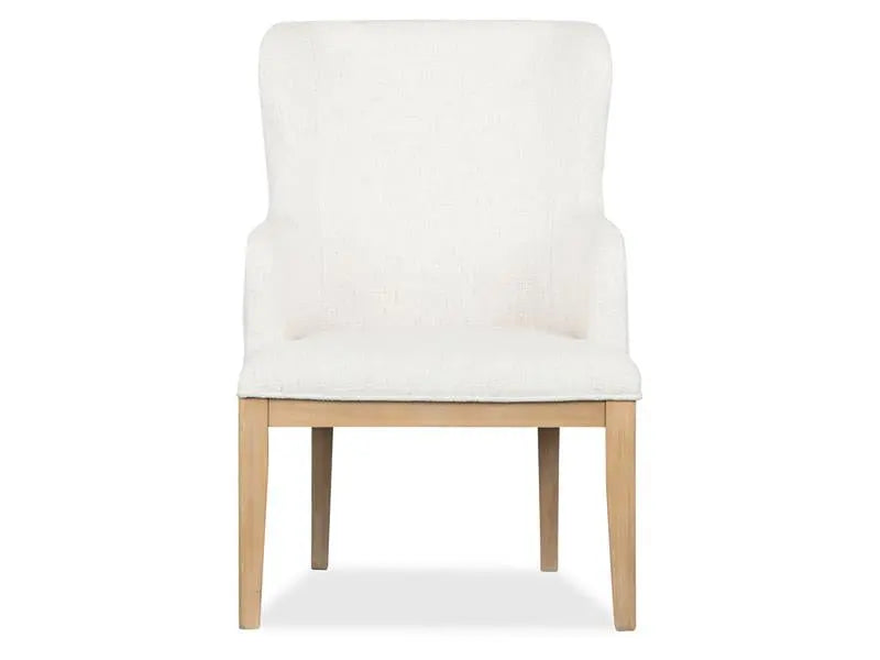 051901791:White Oak Arm Chair, Front