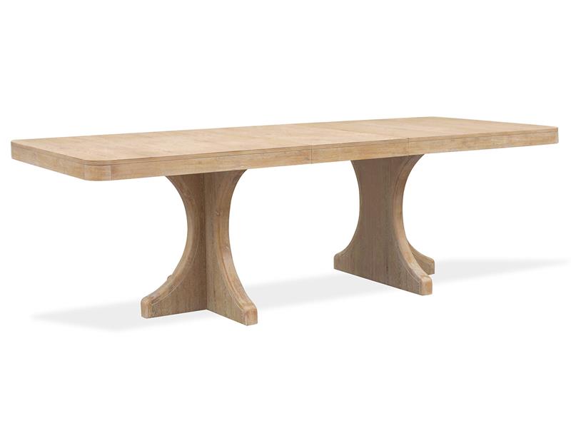 WHITEOAK7:White Oak Dining Table & 4 Cha, AngledAngle