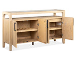 471522850:White Oak Sideboard, AngledSideOpen