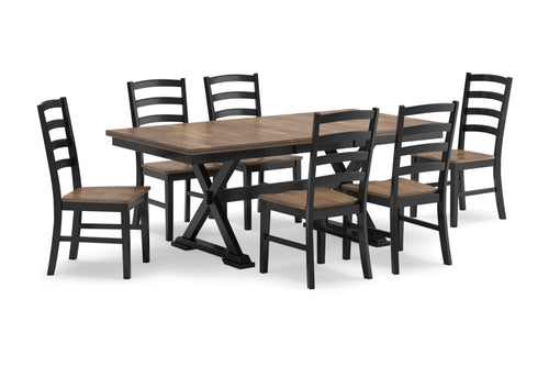 WILDEN003:Wildenauer Dining Table & 6 Ch, 