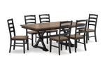 WILDEN003:Wildenauer Dining Table & 6 Ch, 