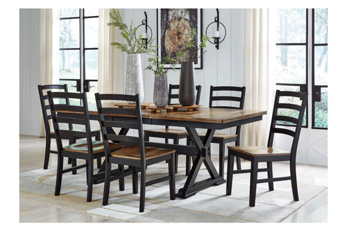 WILDEN003:Wildenauer Dining Table & 6 Ch, Styled