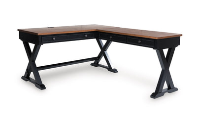 WILDEND20:Wildenauer Office Desk, AngledAngle