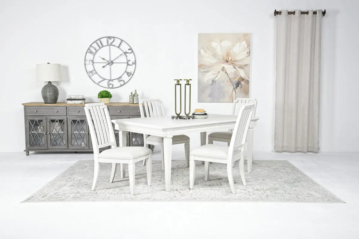 WILLOWD10:Willowbrook Dining Table & 4 C, Styled