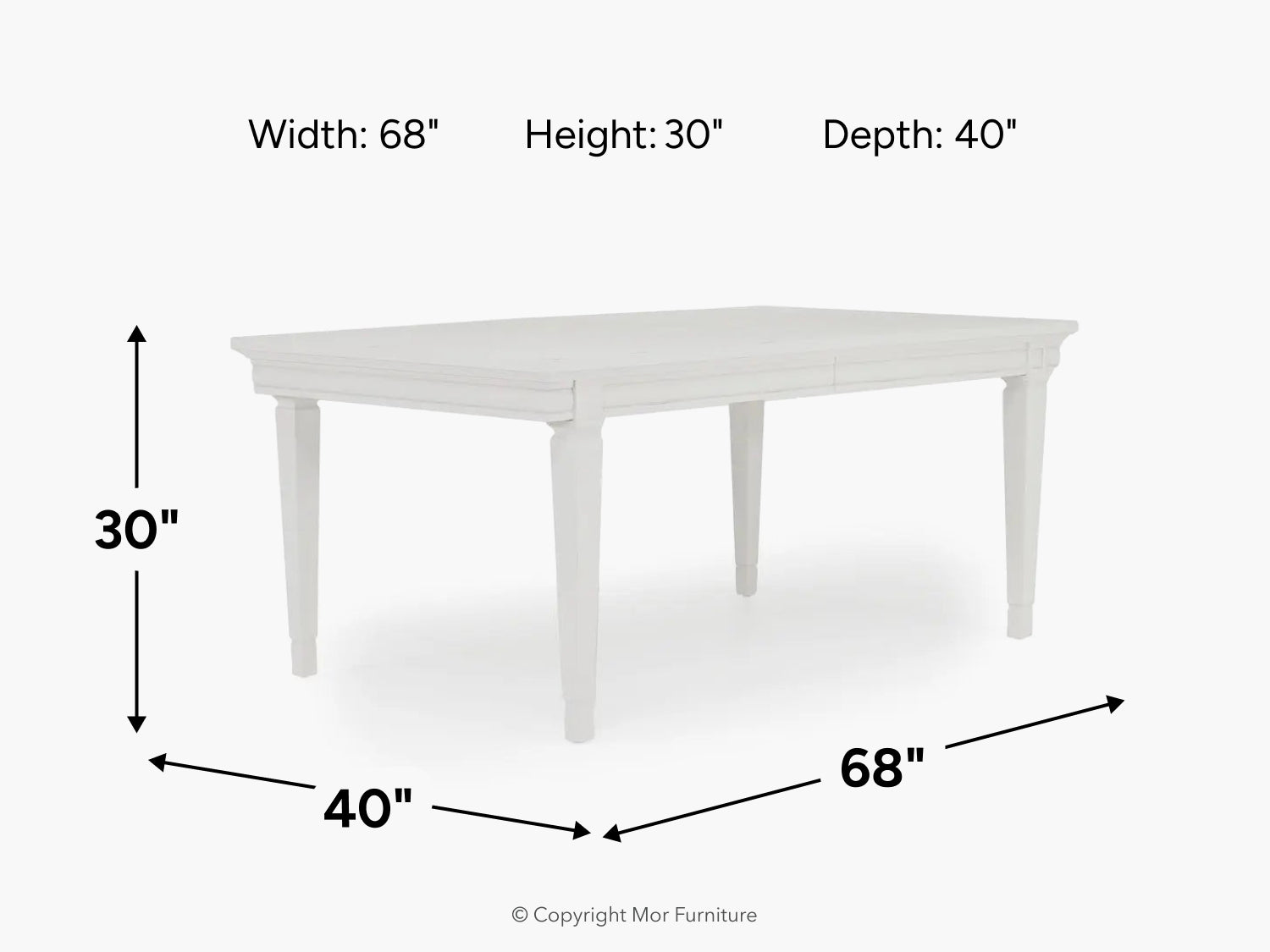 673598067:Willowbrook Dining Table, 