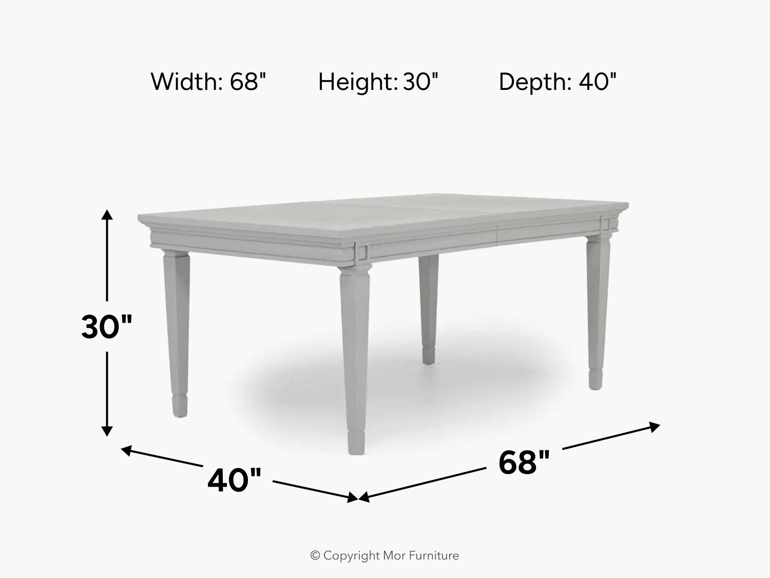 847746216:Willowbrook Dining Table, 