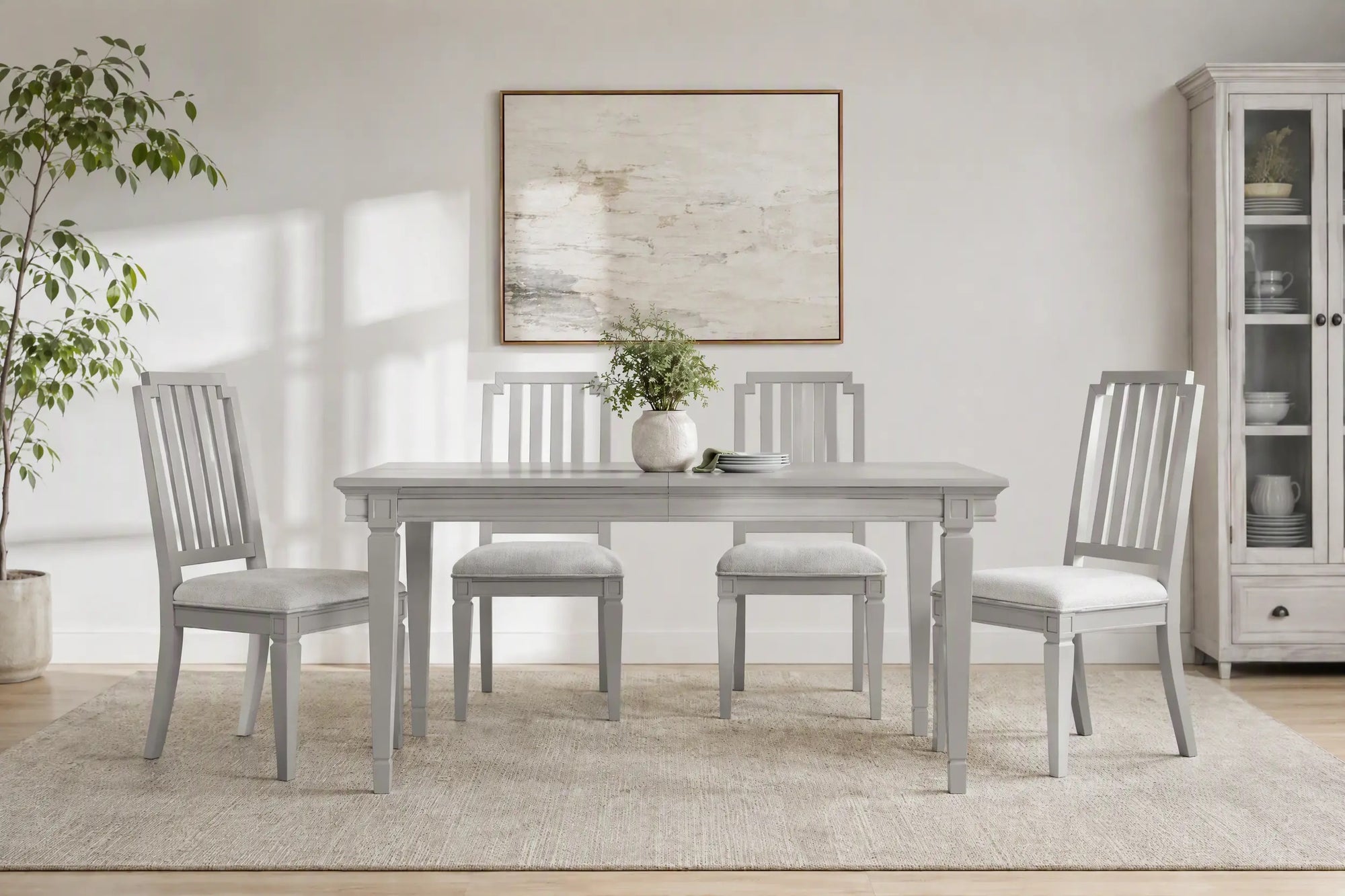 WILLOWD00:Willowbrook Dining Table & 4 C, Styled