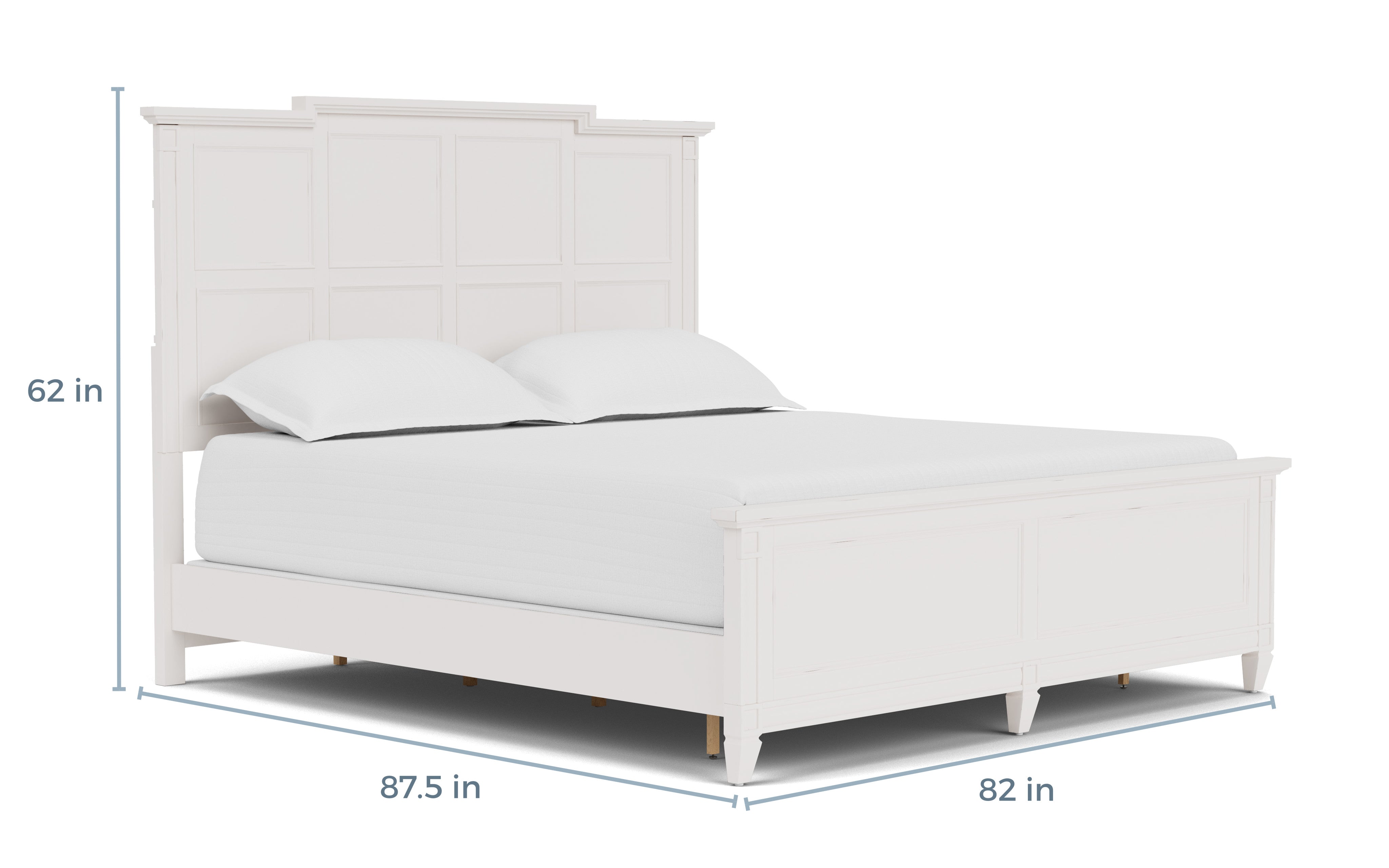 WILLOWB04:Willowbrook Panel Bed, 