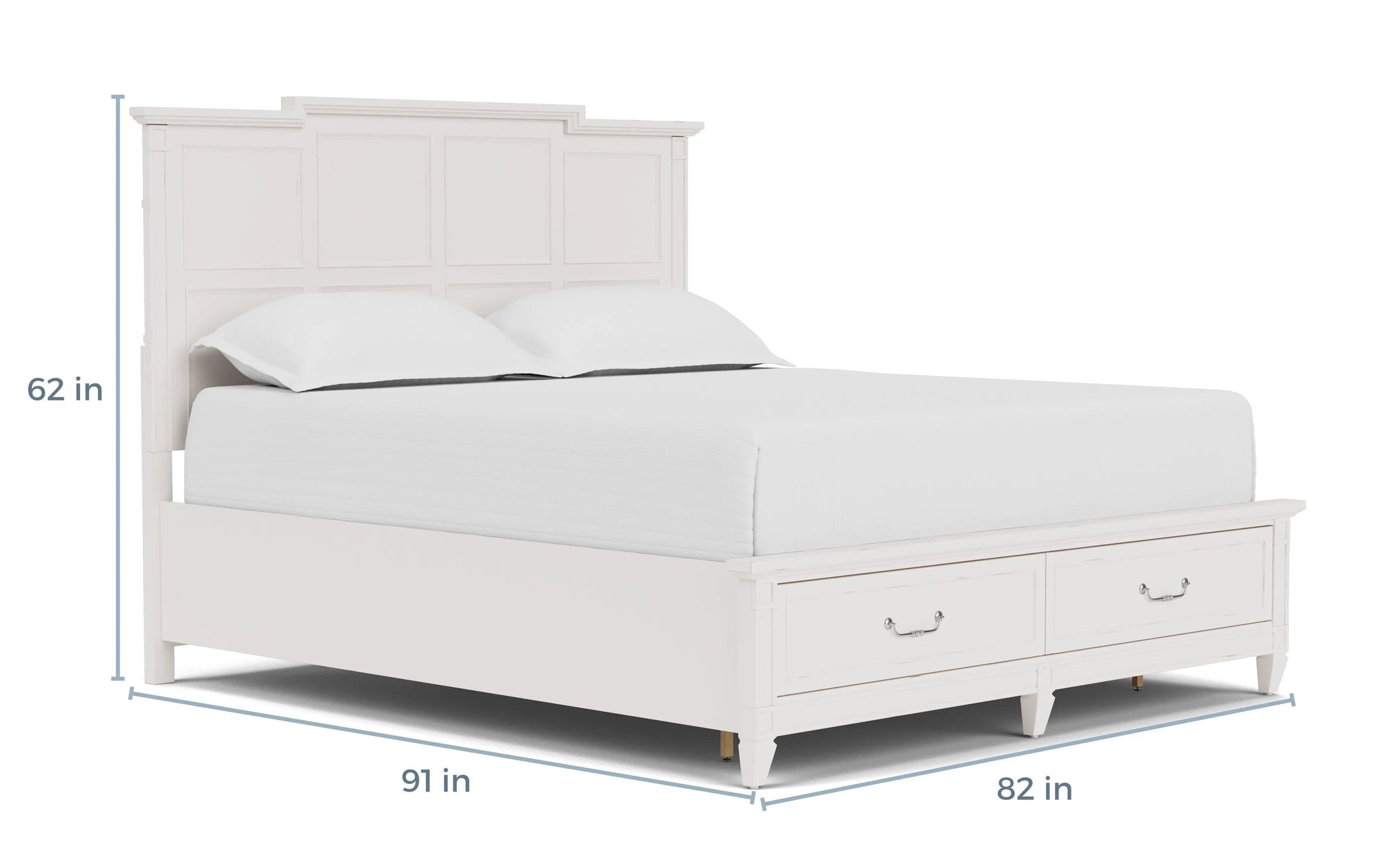 WILLOWB08:Willowbrook Panel Bed, 