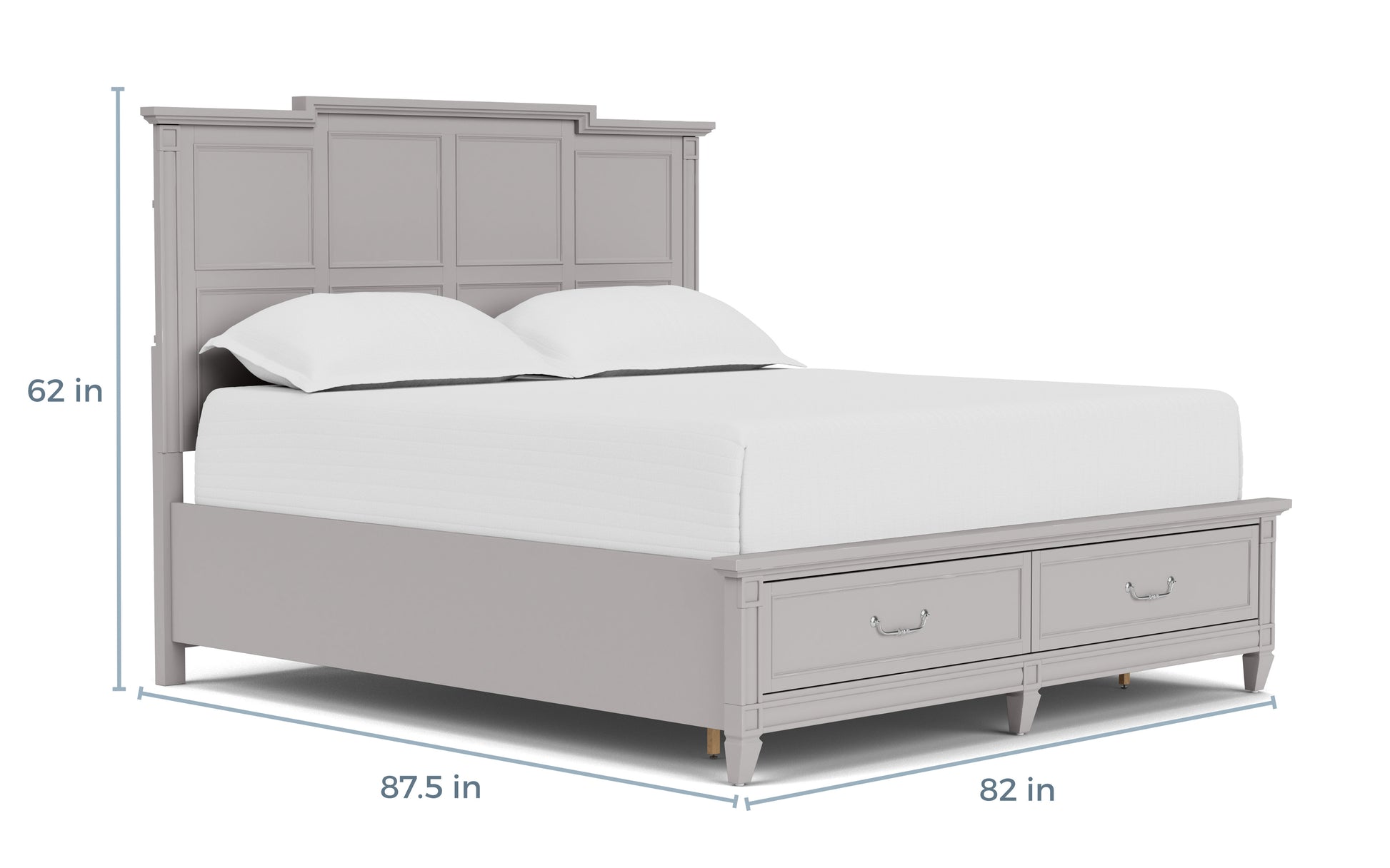 WILLOWB51:Willowbrook Panel Bed, 