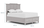 WILLOWB45:Willowbrook Panel Bed, 