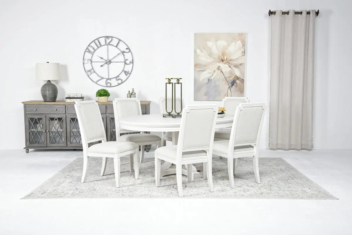 970090175:Willowbrook Round Dining Table, Styled