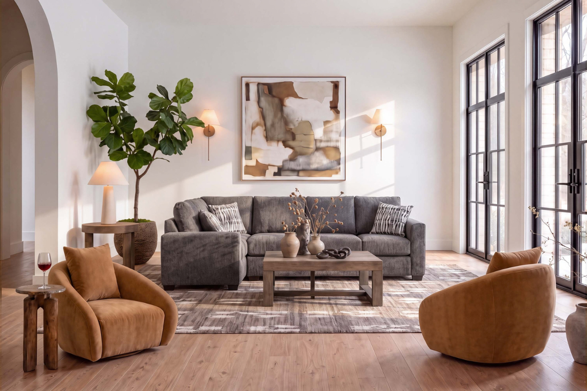 WILSON008:Wilson Tux Sofa Sectional, 